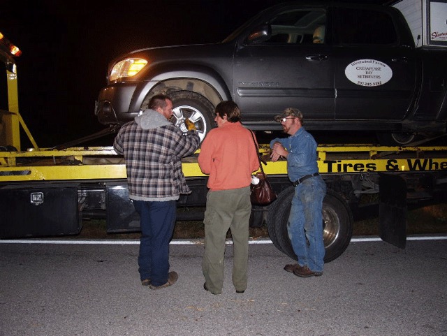 Wendy was off with a shaky start with a head on collision with a deer in Kentucky.